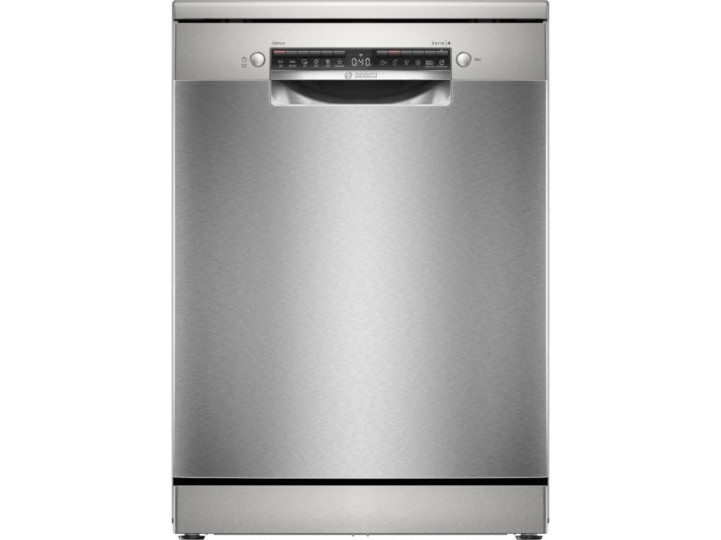 BOSCH perilica posuđa Serie 4|Brušeni Čelik ,C, 14 setova,9L,46dB, Escajg ladica, Old: SMS4HVI00E