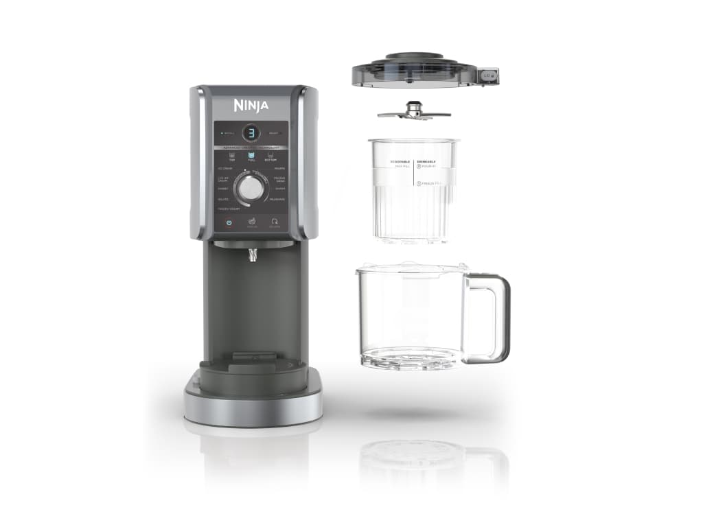 Ninja aparat za sladoled10 programa, 4 funkcije, 50% veci kapac. snaga 800W, kapac. 709ml