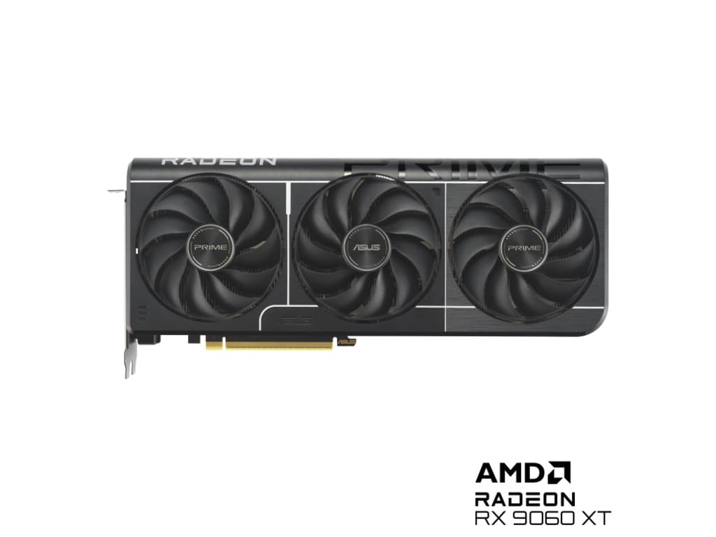 ASUS VGA PRIME-RX9060XT-O16G 16GB GDDR6, 128-bit, 2x DP,1x HDMI
