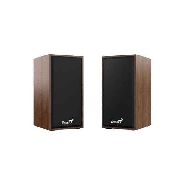 Genius zvučnici SP-HF180 2.0,6W, USB napajanje, 3.5 mm jack, drveni, smeđi