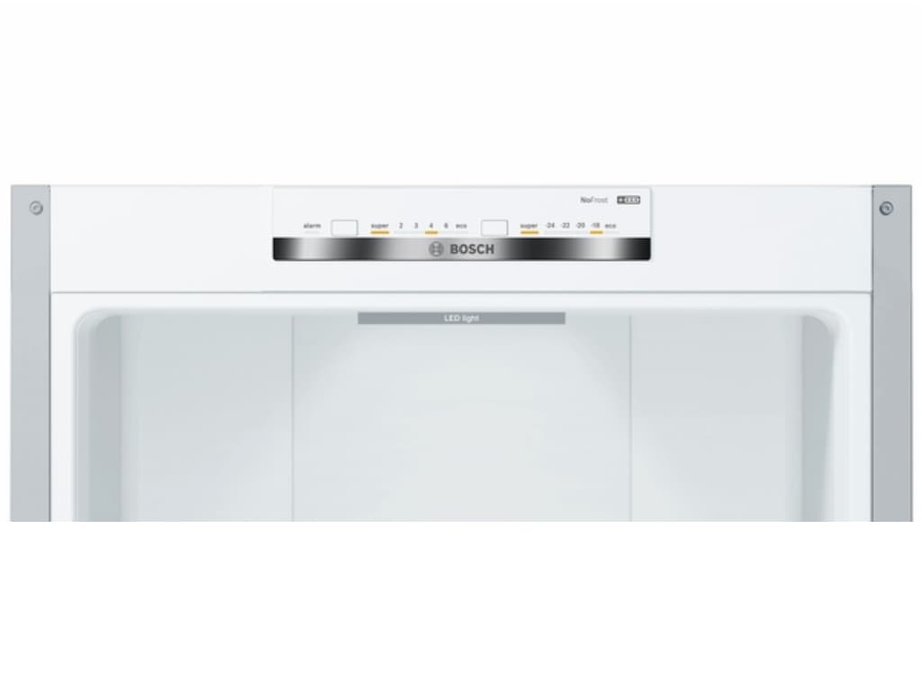BOSCH Samostojeći Serie 4|No Frost, 203 X 60, INOX H:279L, Z:86L, 203CM, 39dB,