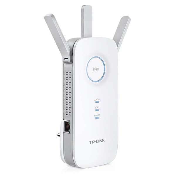 AC1750 Dual Band Wireless Wall Plugged Range Extender, Qualcomm, 1300Mbps at 5Ghz + 450Mbps at 2.4Ghz, 802.11ac/a/b/g/n, 1 10/100/1000M LAN, Ranger Extender button, Range extender modeпјЊwith 3 fixed Antennas