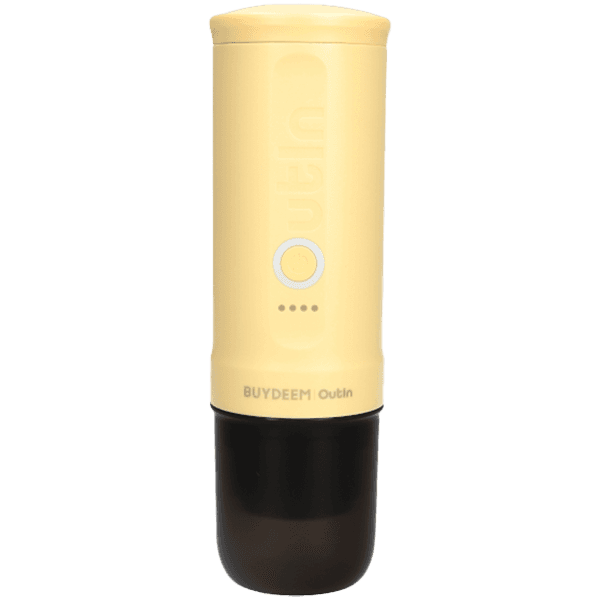 BUYDEEM Nano Espresso Machine, model OTEM-01, color Mellow Yellow