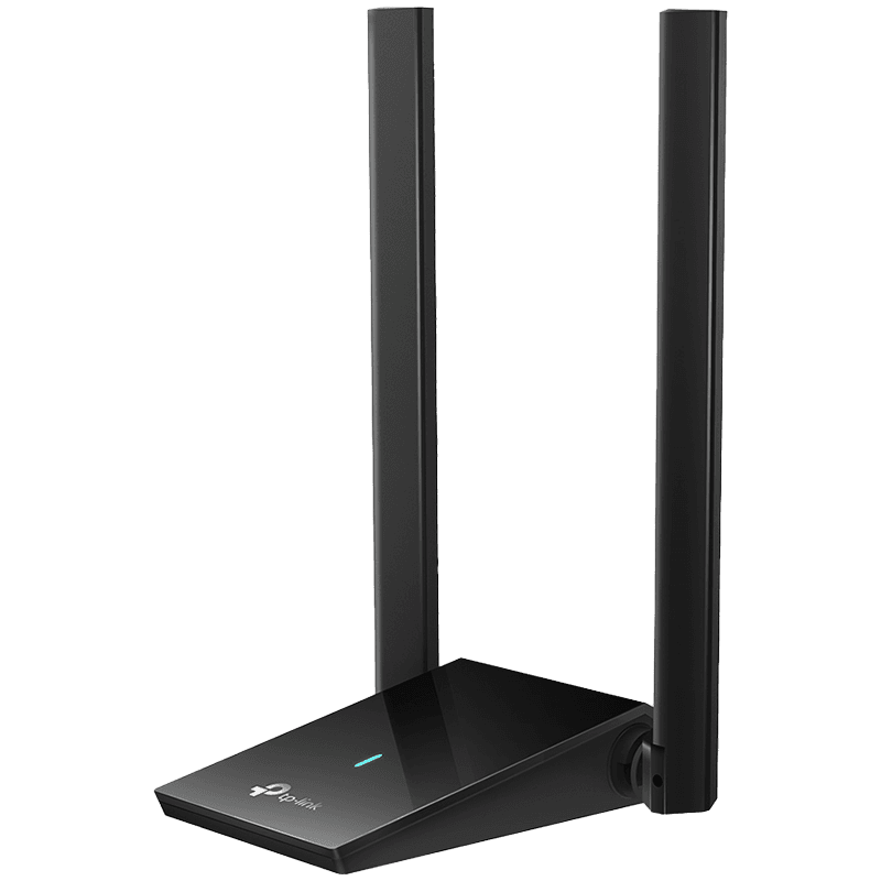 TP-Link Archer TX20U Plus AX1800 High Gain Dual Band Wi-Fi 6 USB Adapter, 1201 Mbps at 5 GHz + 574 Mbps at 2.4 GHz, 2× High Gain External Antennas ( Adjustable, Multi-Directional ), USB 3.0, Extension Cable, MU-MIMO, OFDMA, WPA3, Beamforming