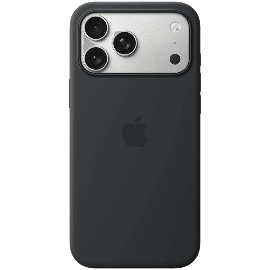 iPhone 17 Pro Max Silicone Case with MagSafe - Black,Model A3560
