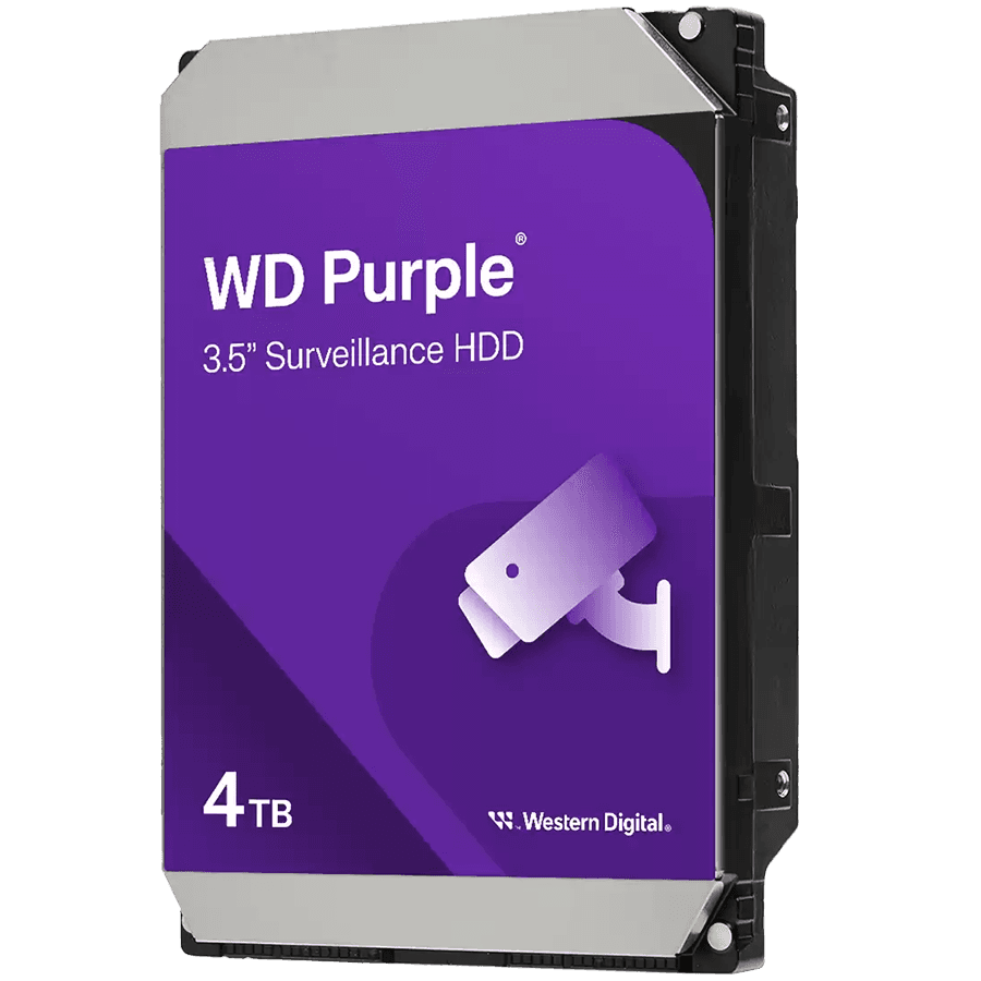 WD Purple 4TB CMR, 3.5'', 128MB, SATA 6Gbps