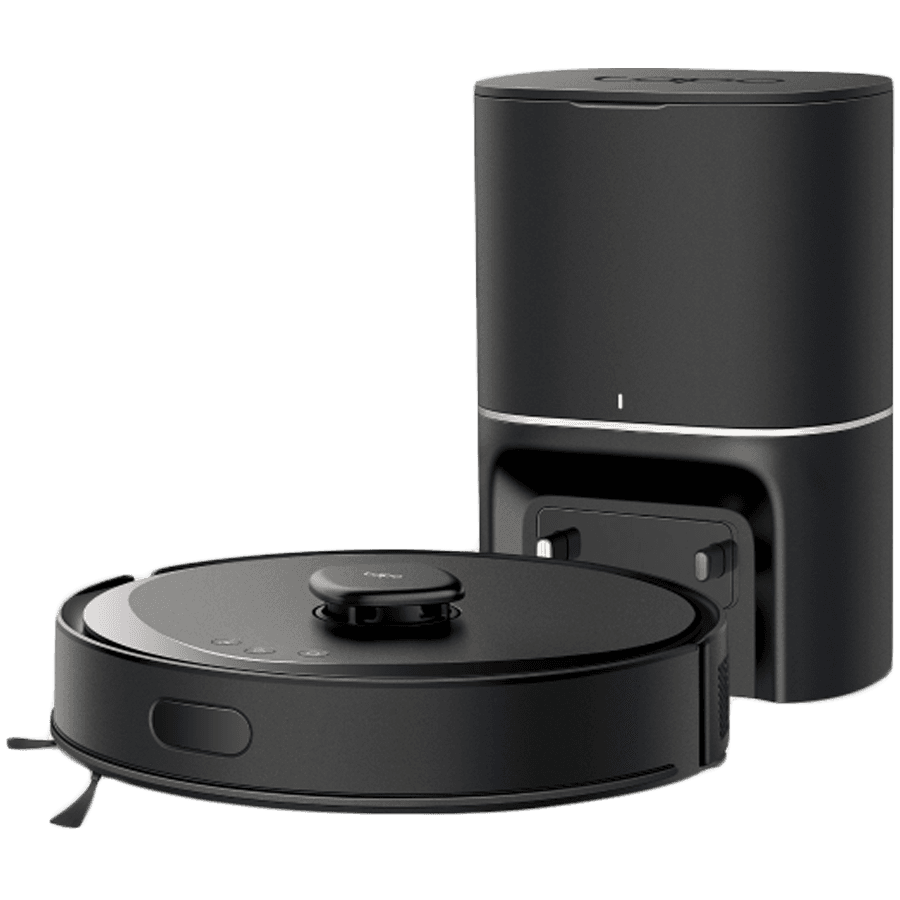 TP-Link Tapo RV30 Max Plus, Robot Vacuum Cleaner and Auto-Empty Dock, LiDAR + IMU Dual Navigation, Vacuum & Mop 2-in-1, 5300Pa, 3L Auto-Empty Dock, 2600mAh Battery, 250ml Dustbin, 300ml Water Tank, 5-Level Suction, 3-Level Water Flow