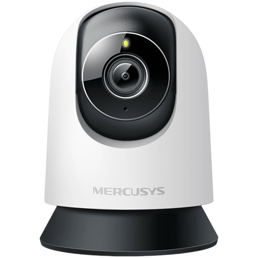 Mercusys MC230 Pan/Tilt AI Home Security Wi-Fi Camera, 3K Resolution (2880x1620), Pan and Tilt, Built-in Microphone and Speaker, 850nm IR LED and Color Night Vision, 2.4 GHz Wi-Fi, MERCUSYS APP, Pan/Tilt, Smart Detection and Notification