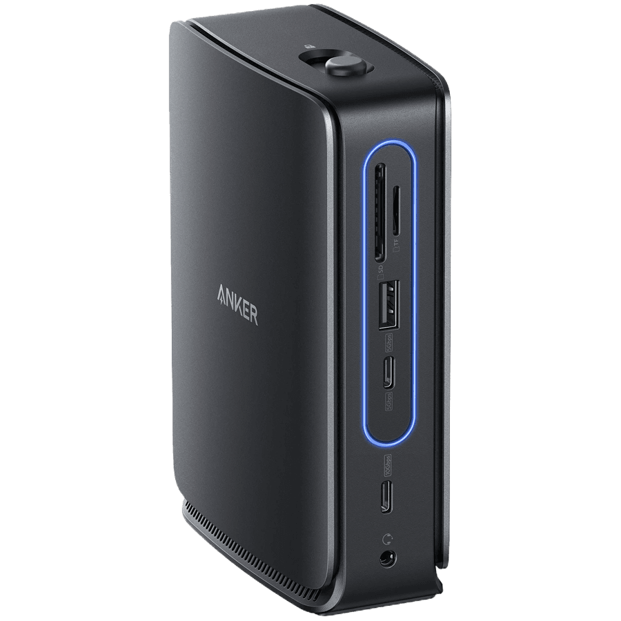 Anker Nano Docking Station (13-in-1, Triple Display, Built-In Removable Hub), SD/TF 3.0 Card Slots, 3x USB-A, 2x HDMI, 1x DP,3.5mm Audio Jack, Ethernet, 2x USB-C