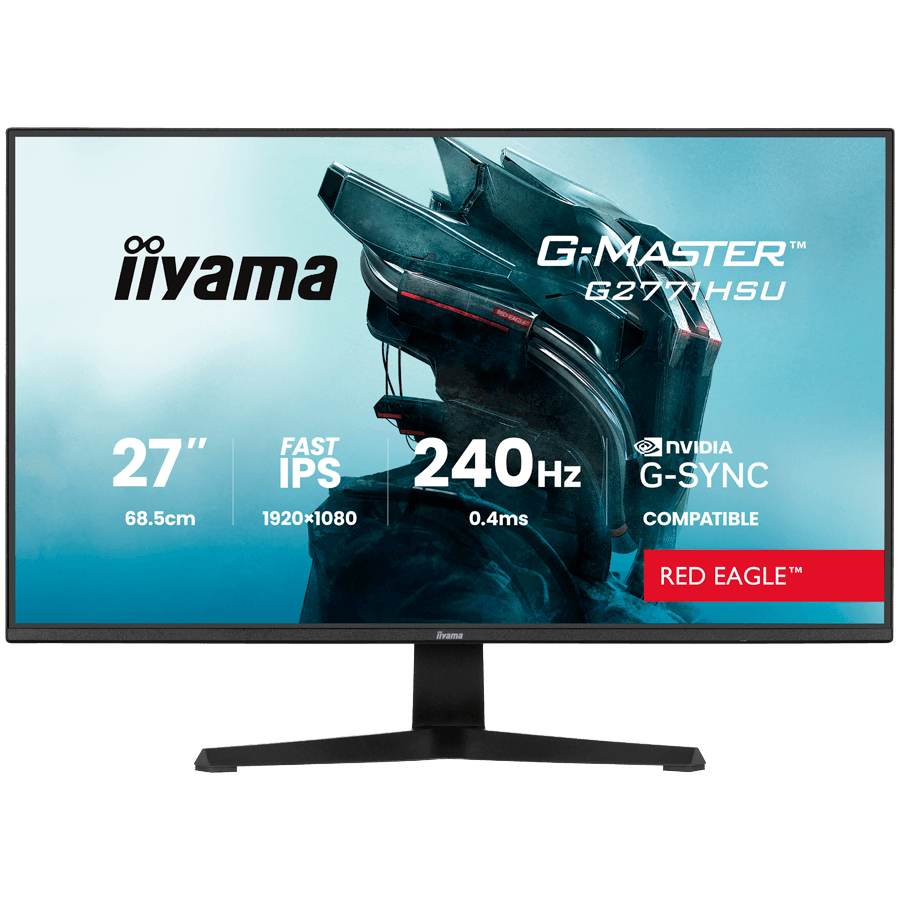 27 Fast IPS Gaming, G-Master Red Eagle, G-SYNC Compatible, 1920x1080 240Hz,2x HDMI, DisplayPort, 0.4ms MPRT, Speakers, USB HUB 1x3.2 1xC, Black Tuner